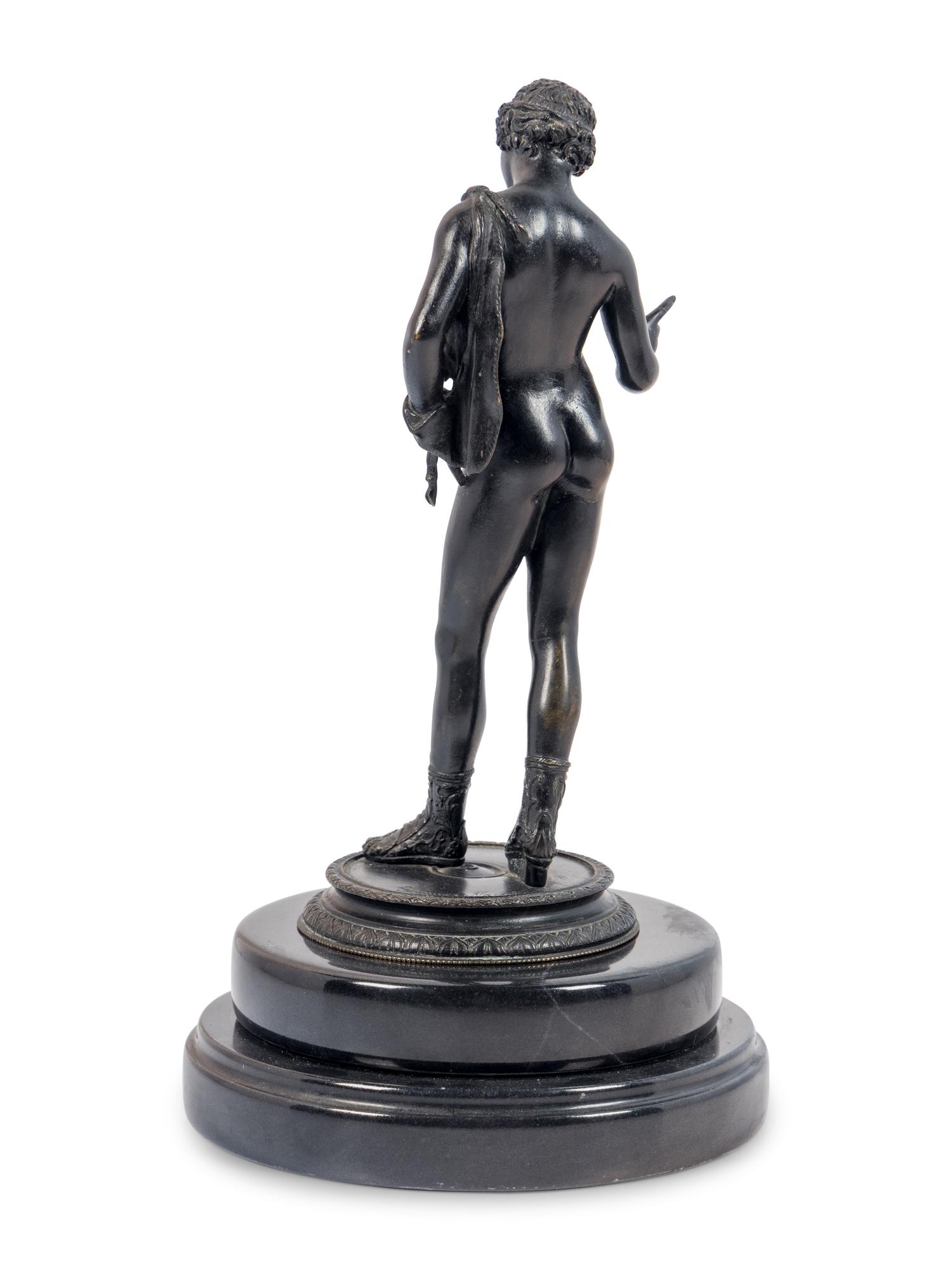 An Italian Bronze Figure of Narcissus