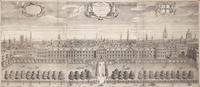 [LONDON] -- A New Prospect of ye North-Side of ye City of London with New Bedlam & Moore-Fields . London: henry Overton, ca 1710.