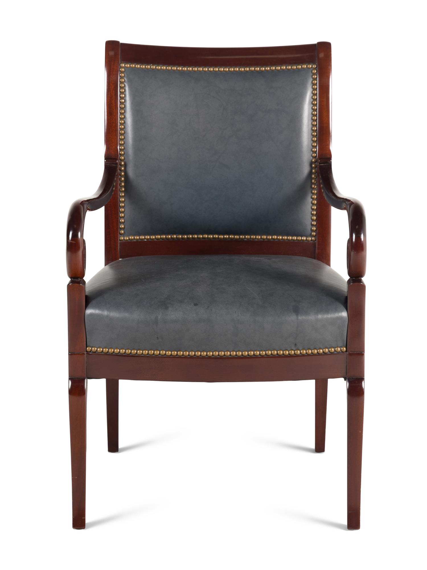 A Louis Philippe Style Mahogany Armchair