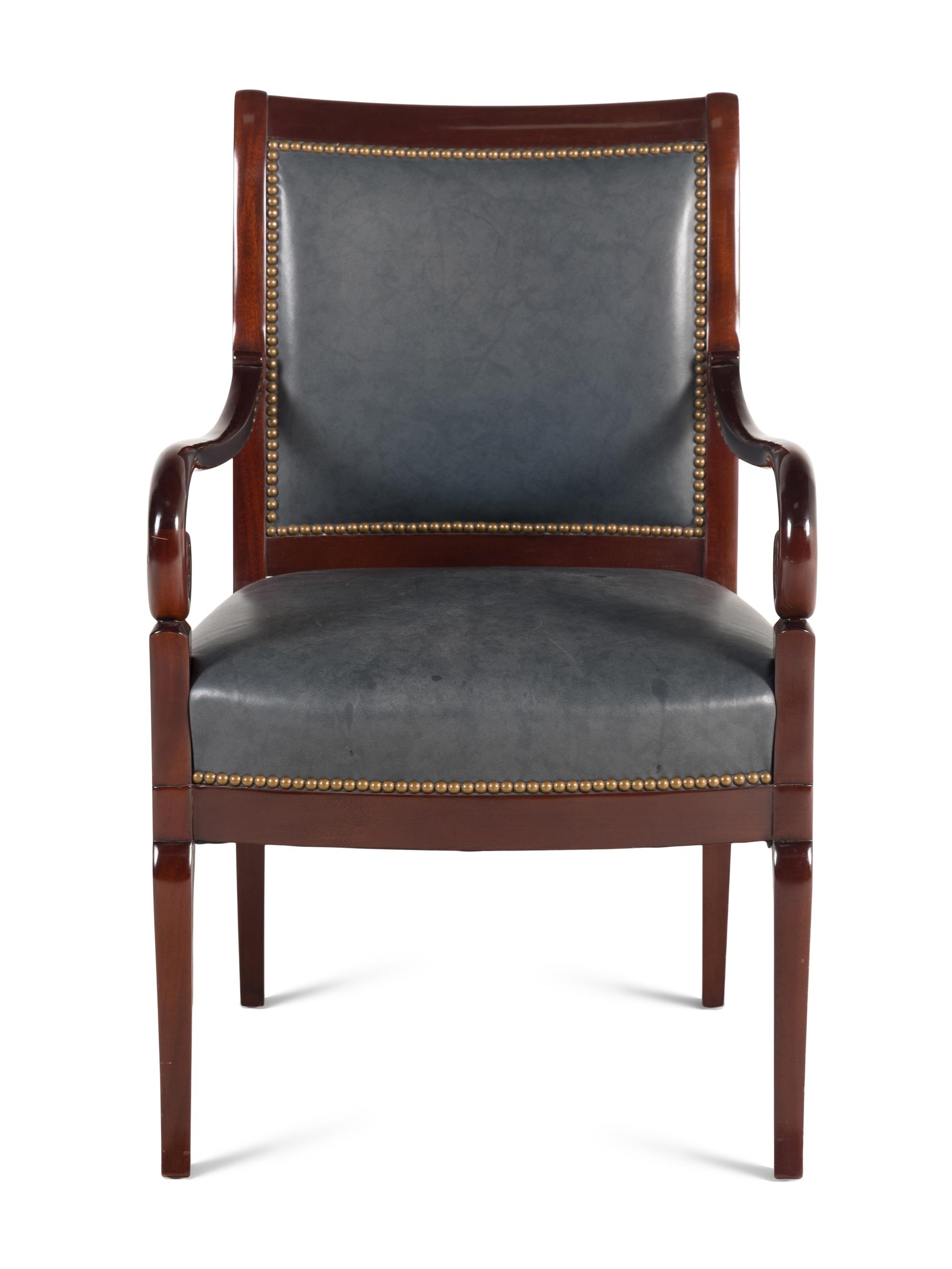 A Louis Philippe Style Mahogany Armchair