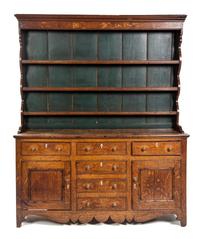 An Oak Welsh Cupboard Height 83 x width 65 x depth 20 inches. — 19TH CENTURY