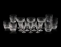 A Waterford Cut Glass Stemware Service