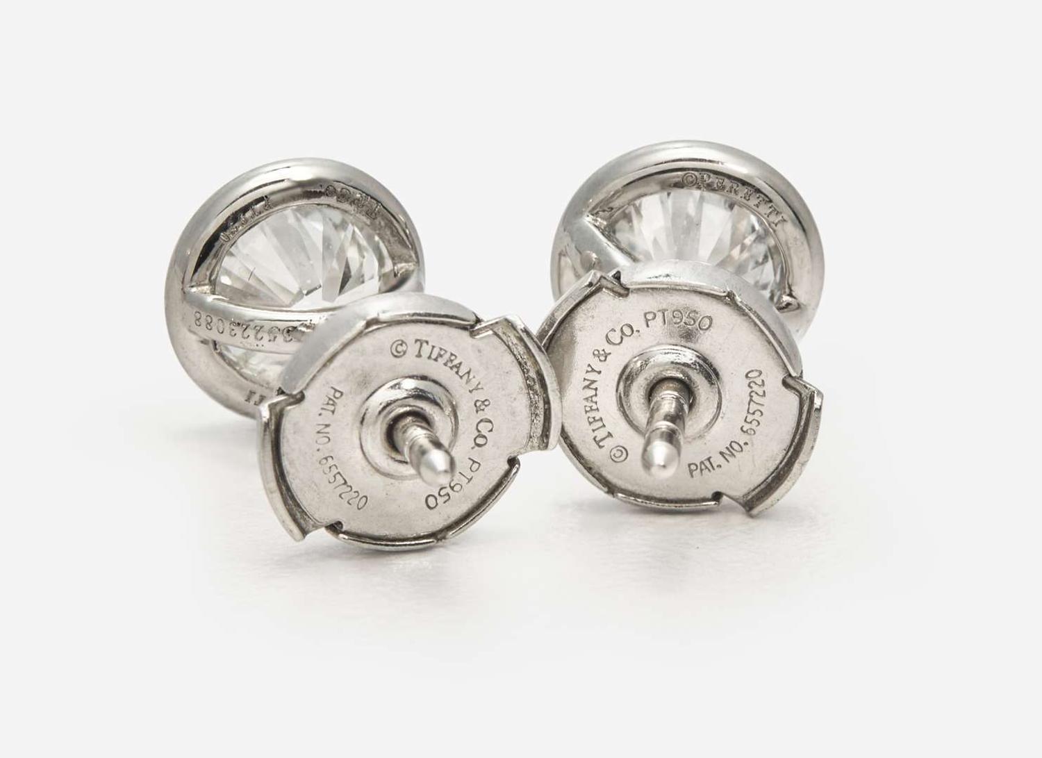 A Pair of Elsa Peretti for Tiffany & Co. Diamond Studs