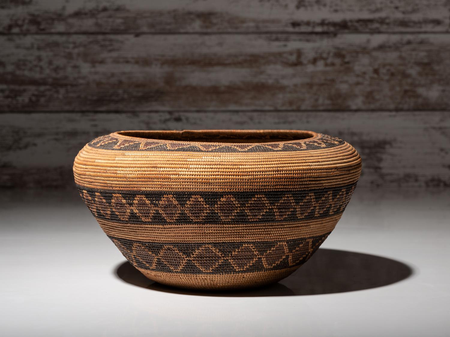 Yokut Polychrome Basket