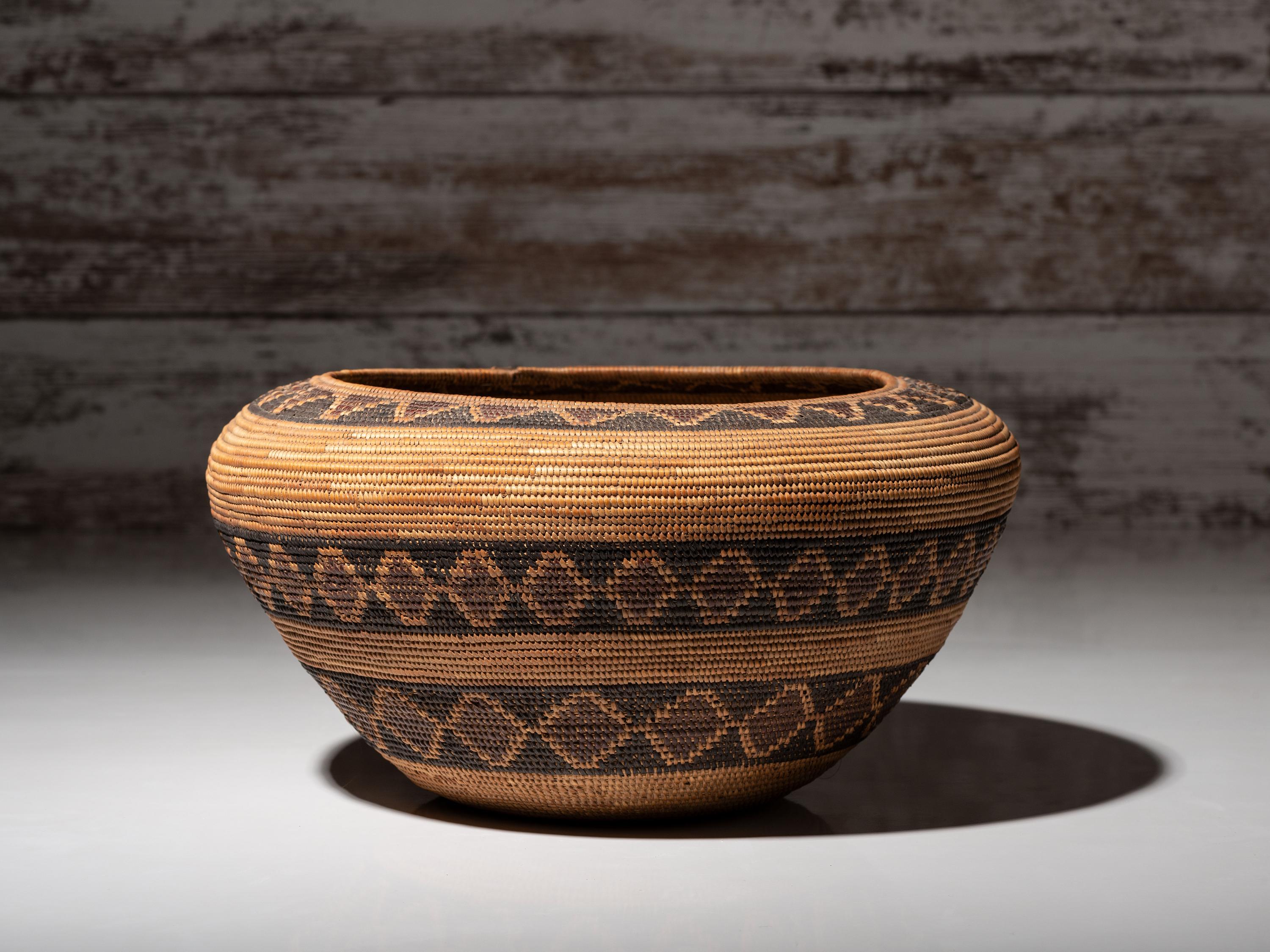 Yokut Polychrome Basket