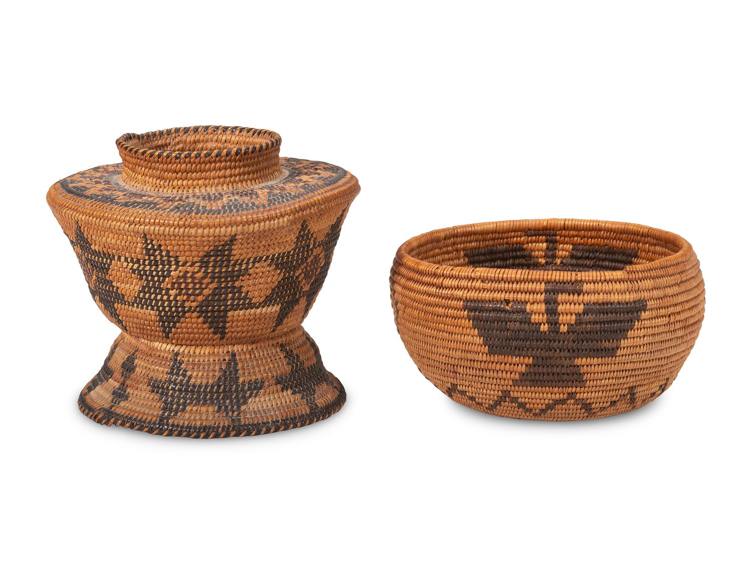 Washo and Yokut Baskets