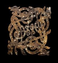 A Viking Bronze Openwork Plaque