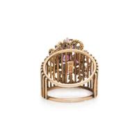 CLARITY-ENHANCED PINK SAPPHIRE AND DIAMOND RING