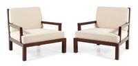 Pair of Custom Lounge Chairs
