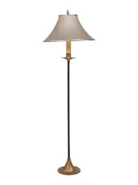 A Gilt Tole Floor Lamp