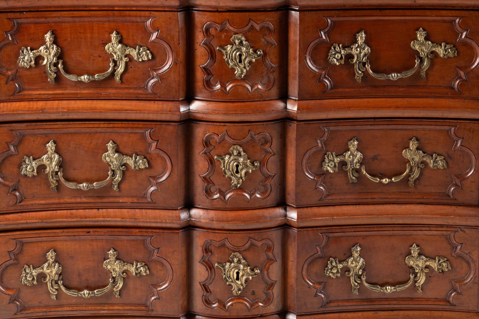 A French Provincial Walnut Commode