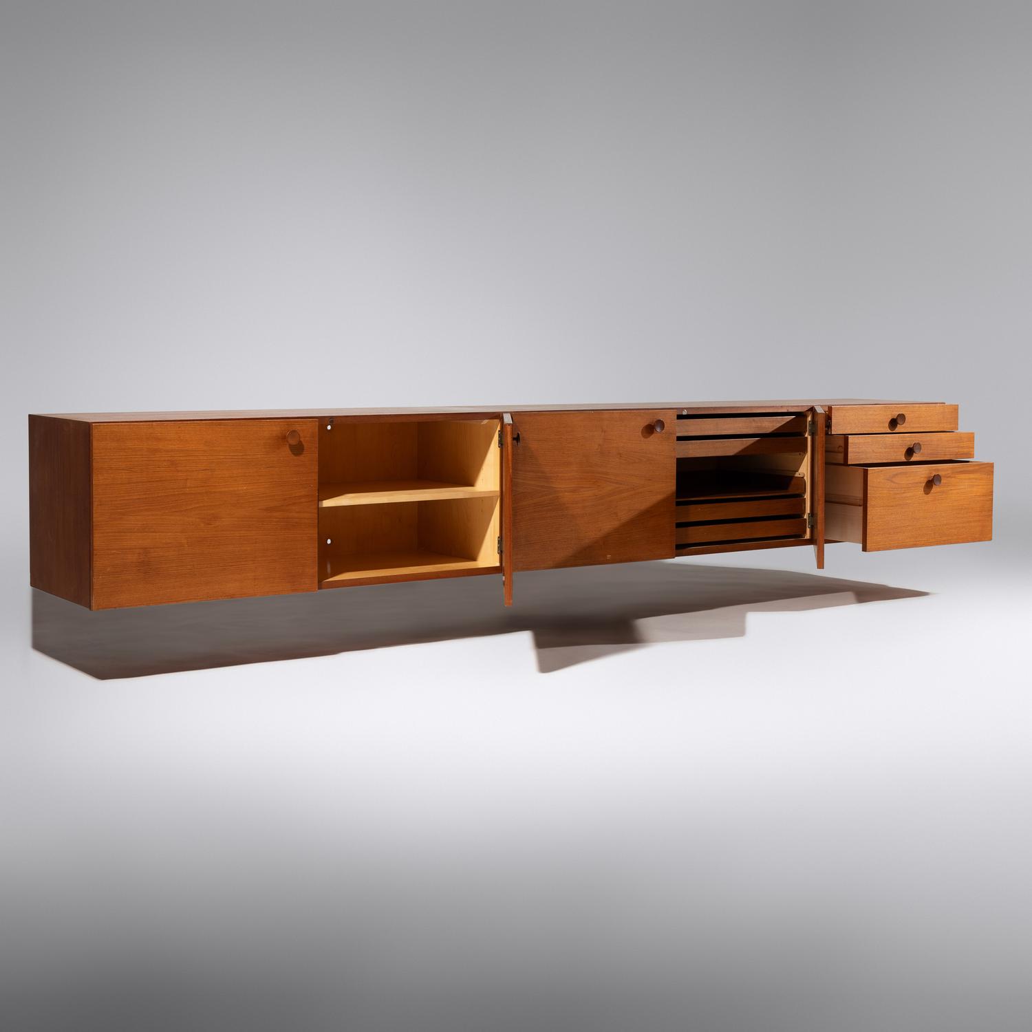 Wall-mounted sideboard