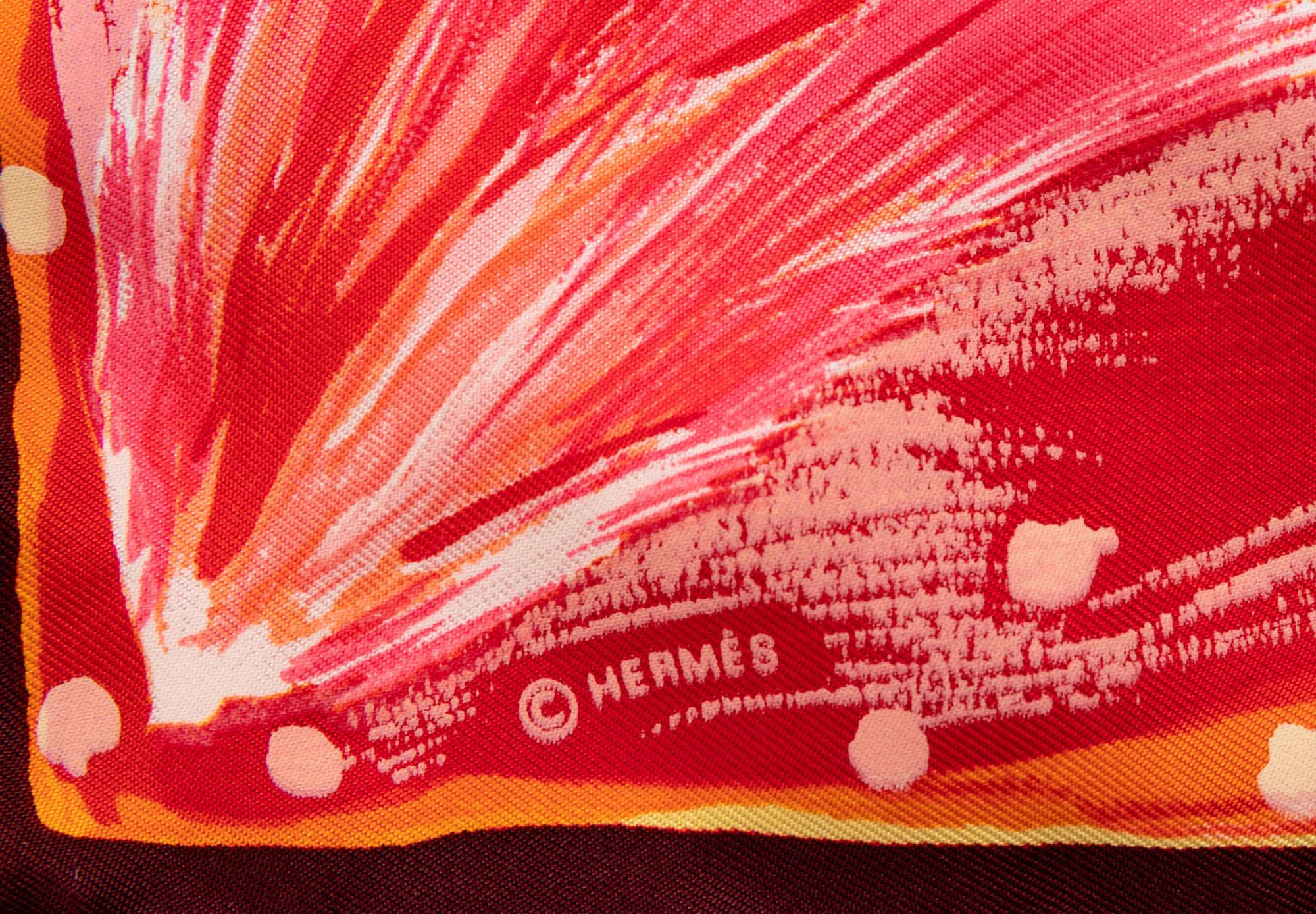 Three Hermès 90cm Silk Scarves: One Plissé