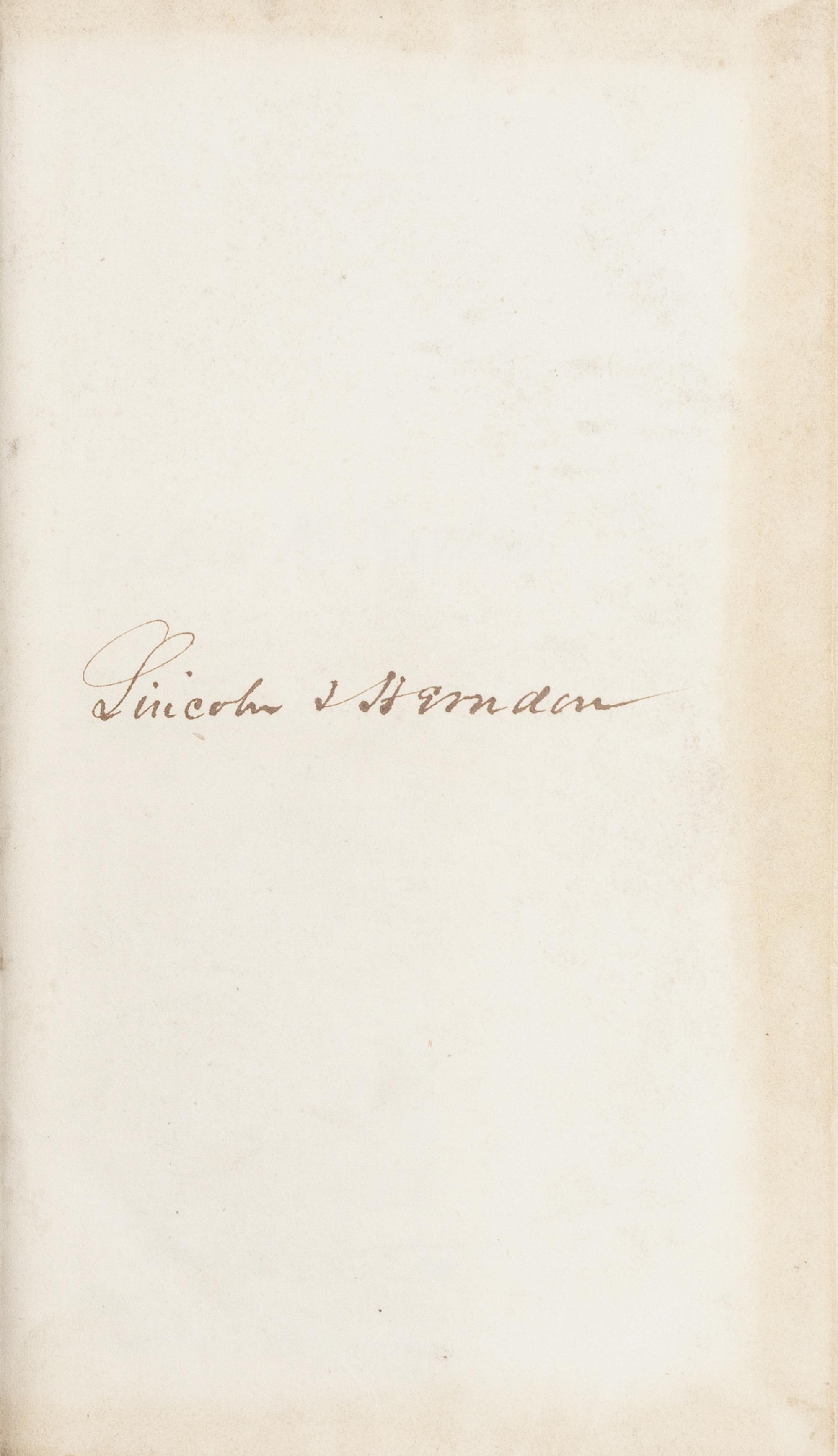 [LINCOLN-HERNDON LAW OFFICE]. SCAMMON, J. Young. Reports of Cases Argued and Determined in the Supreme Court of the State of Illinois . Vol. IV. Chicago: Stephen F. Gale & Co./Galena: Augustus H. Burley, 1844.