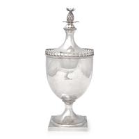 A Federal Silver Sugar Urn