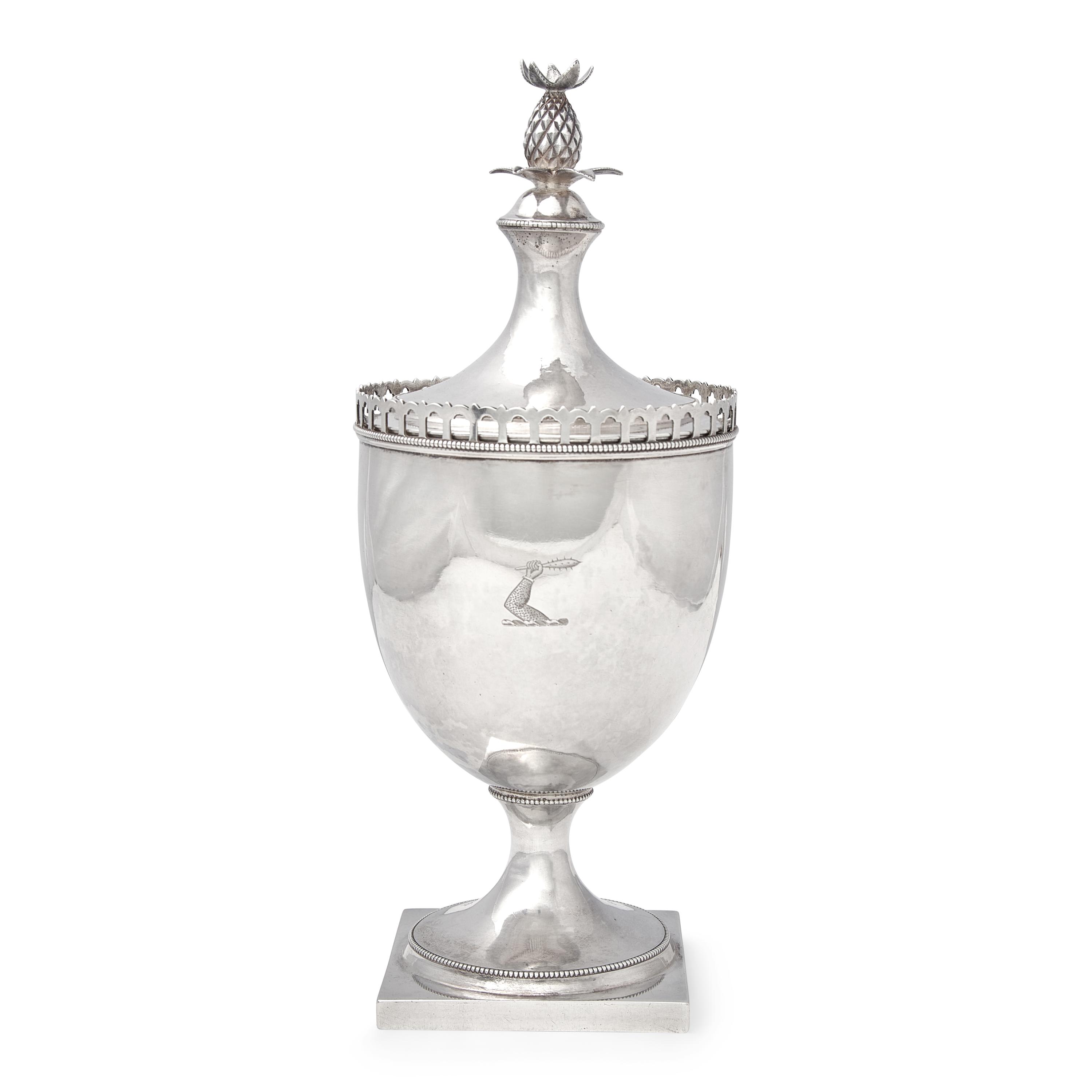 A Federal Silver Sugar Urn