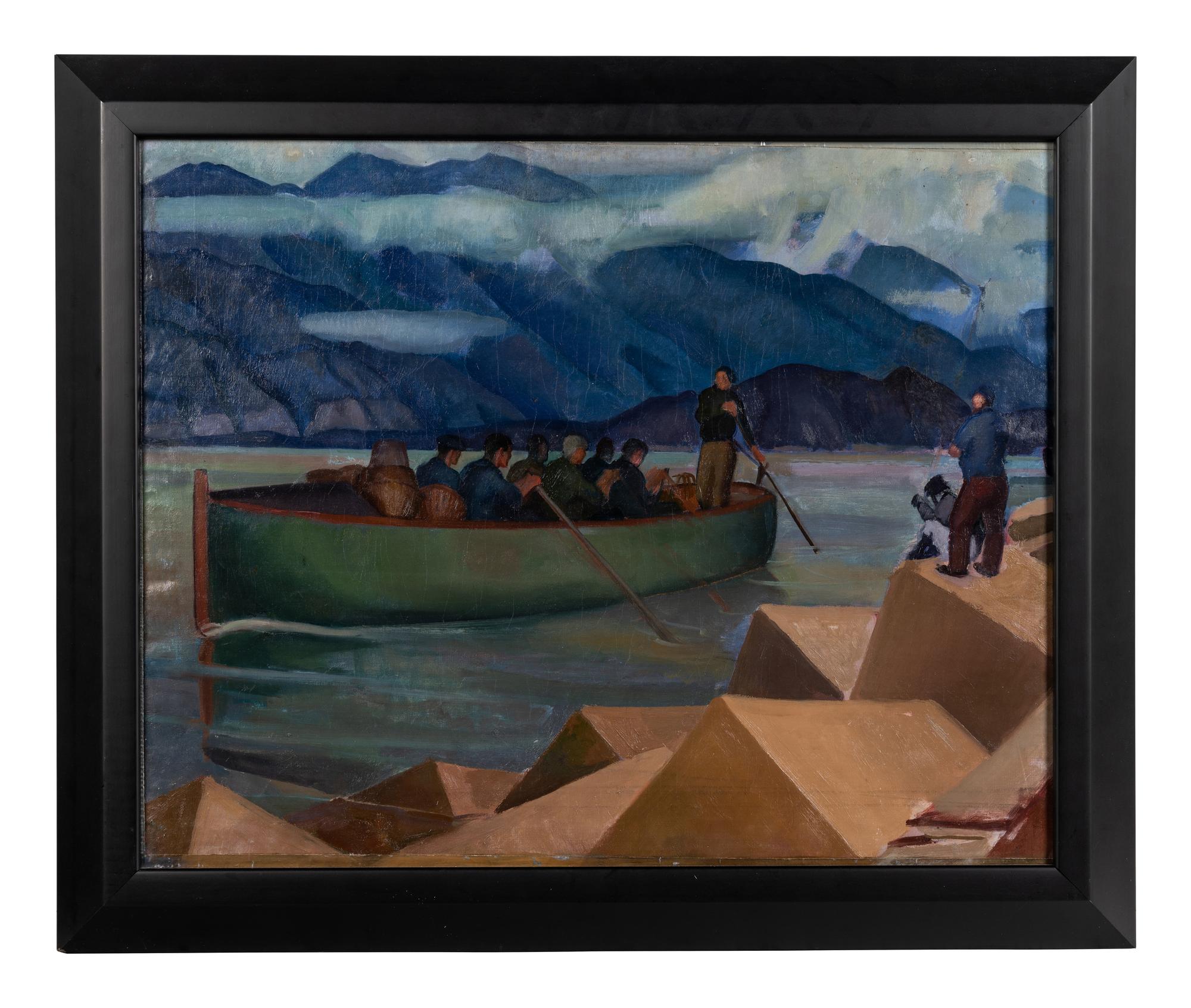 Untitled (Men in a Boat)