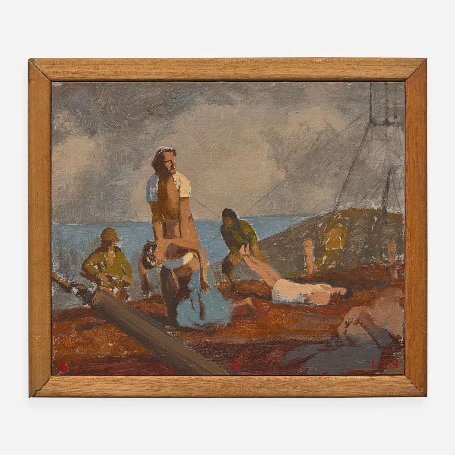 Bo Bartlett (American, b. 1955) Study for 'Sins of Our Fathers'