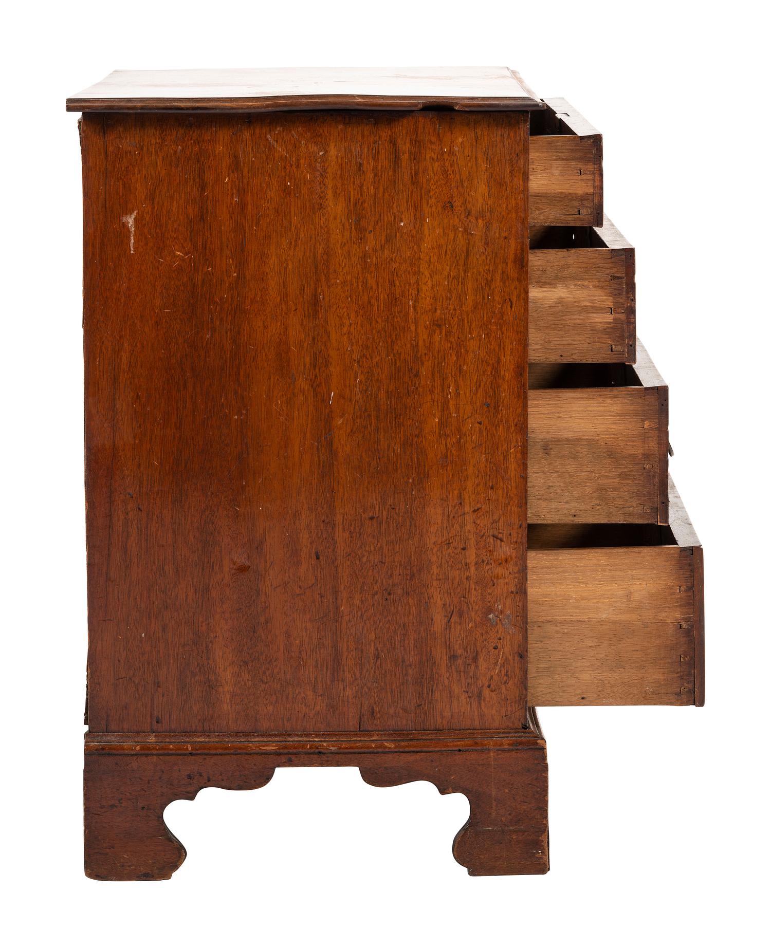 A George III Mahogany Four-Drawer Chest