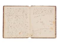 JACKSON, Col. Oscar L. (1840-1920). Five journals, incl. descriptions of Oscar L. Jackson's political activism during the 1860 campaign and his service with 63rd OVI, with campaign broadside noting Jackson as a speaker.