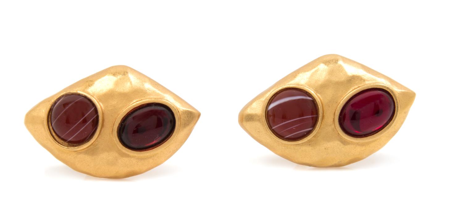 A Pair of Yves Saint Laurent Earclips,