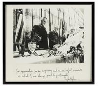 JOHNSON, Lyndon B. (1908-1973). Photograph, signed and inscribed ("Lyndon Johnson"), n.d.