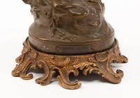 A French Patinated Bronze Figure of a Boy After Moreau