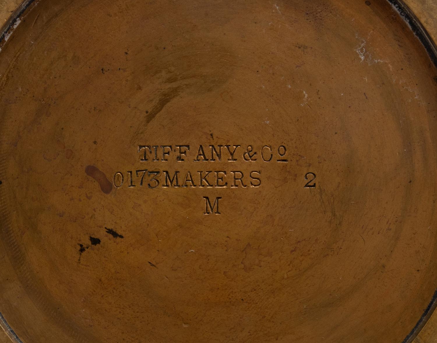 A Tiffany & Co. Bronze Lidded Box