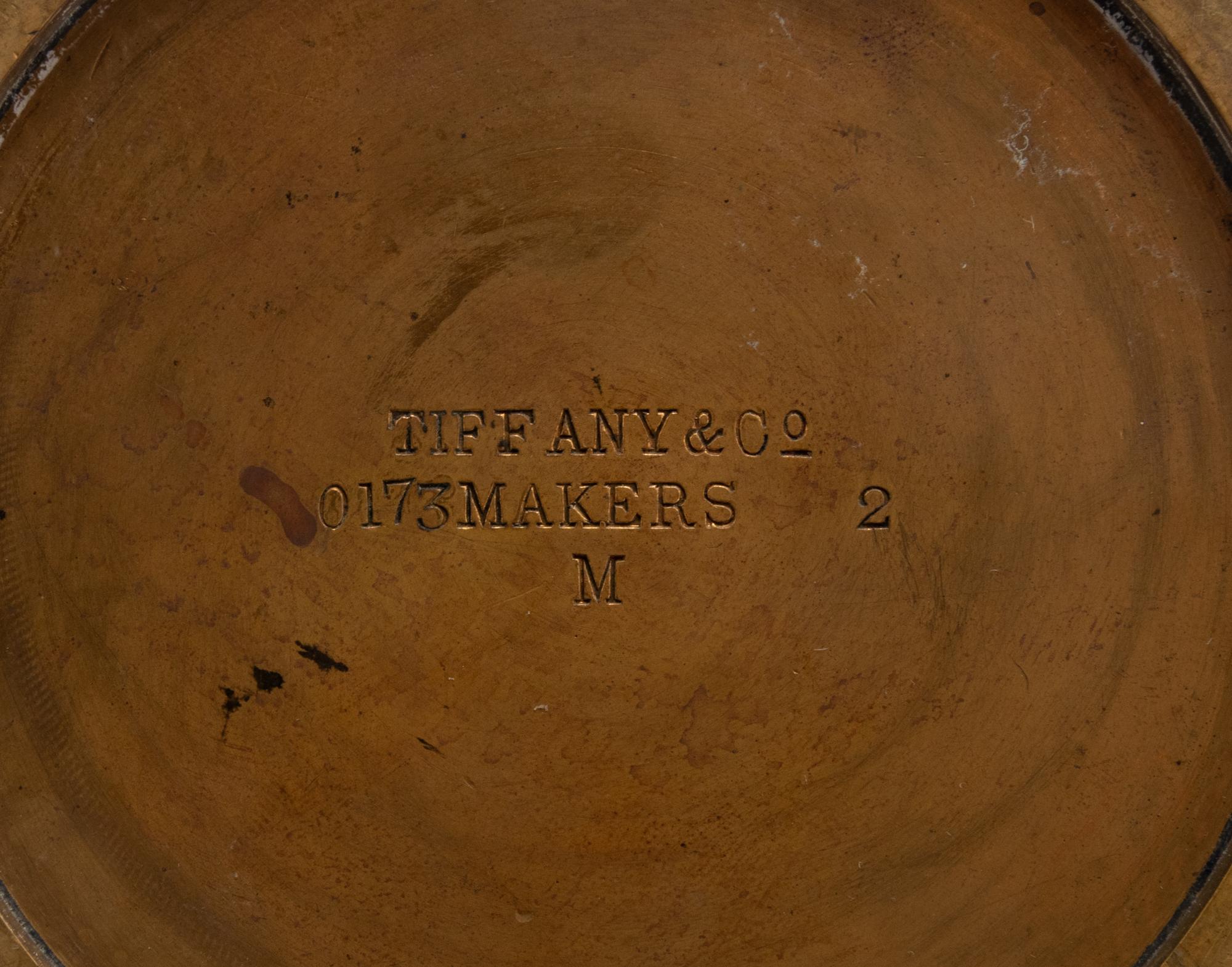 A Tiffany & Co. Bronze Lidded Box