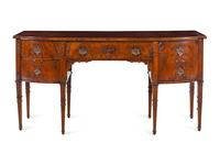 An Adam Style Carved Mahogany Sideboard