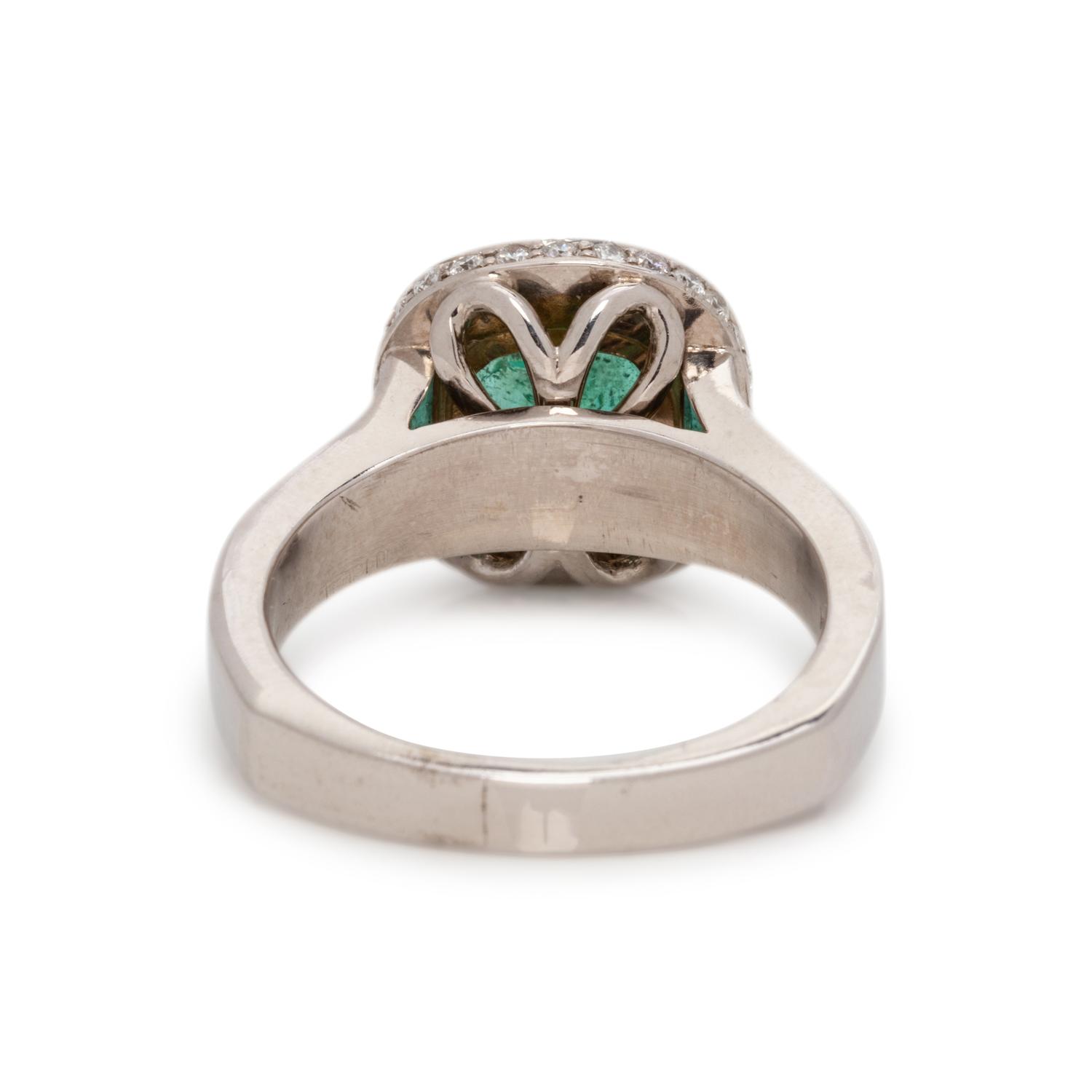 EMERALD AND DIAMOND RING