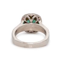 EMERALD AND DIAMOND RING