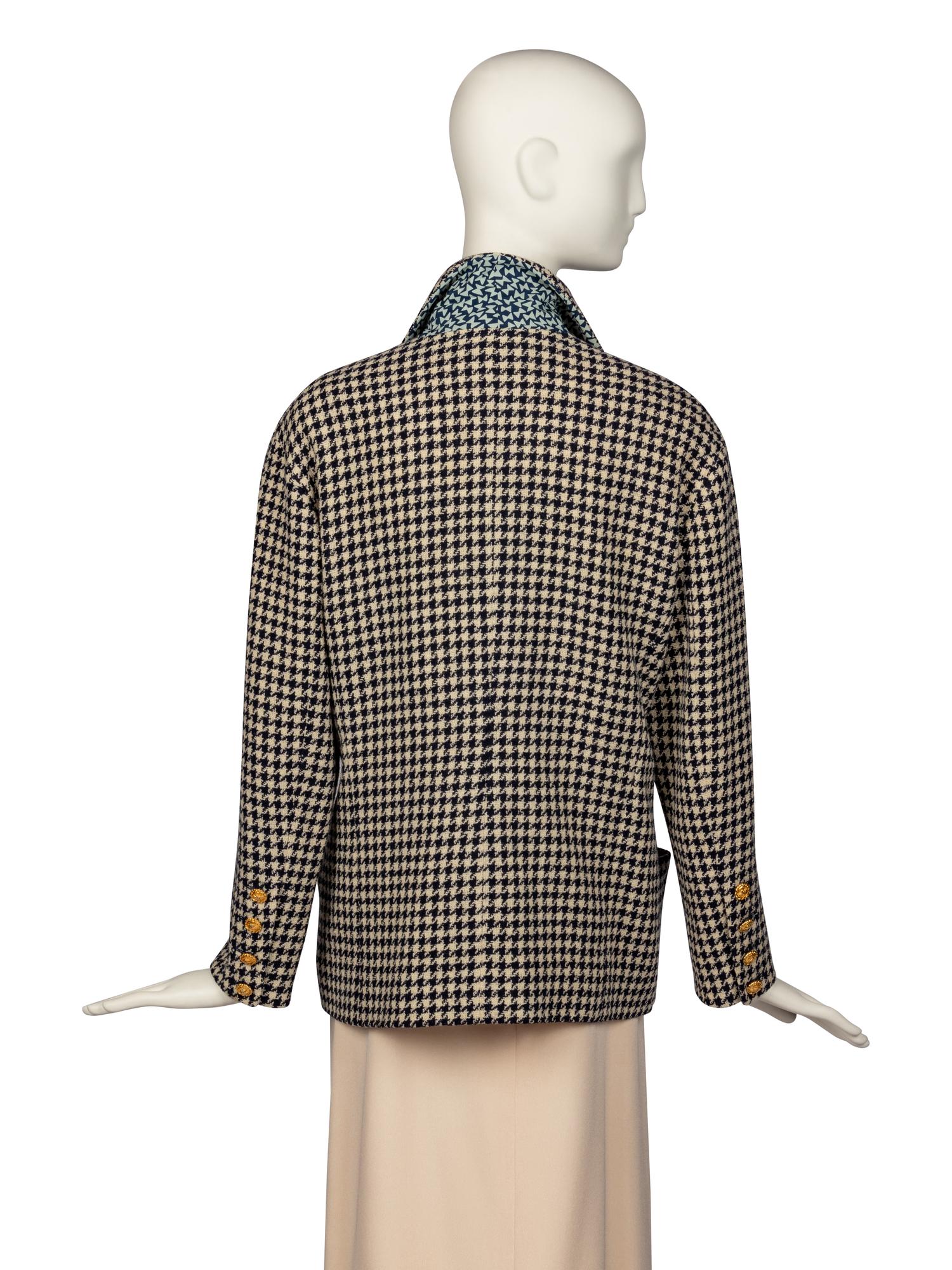 Chanel Houndstooth Jacket, 1980s