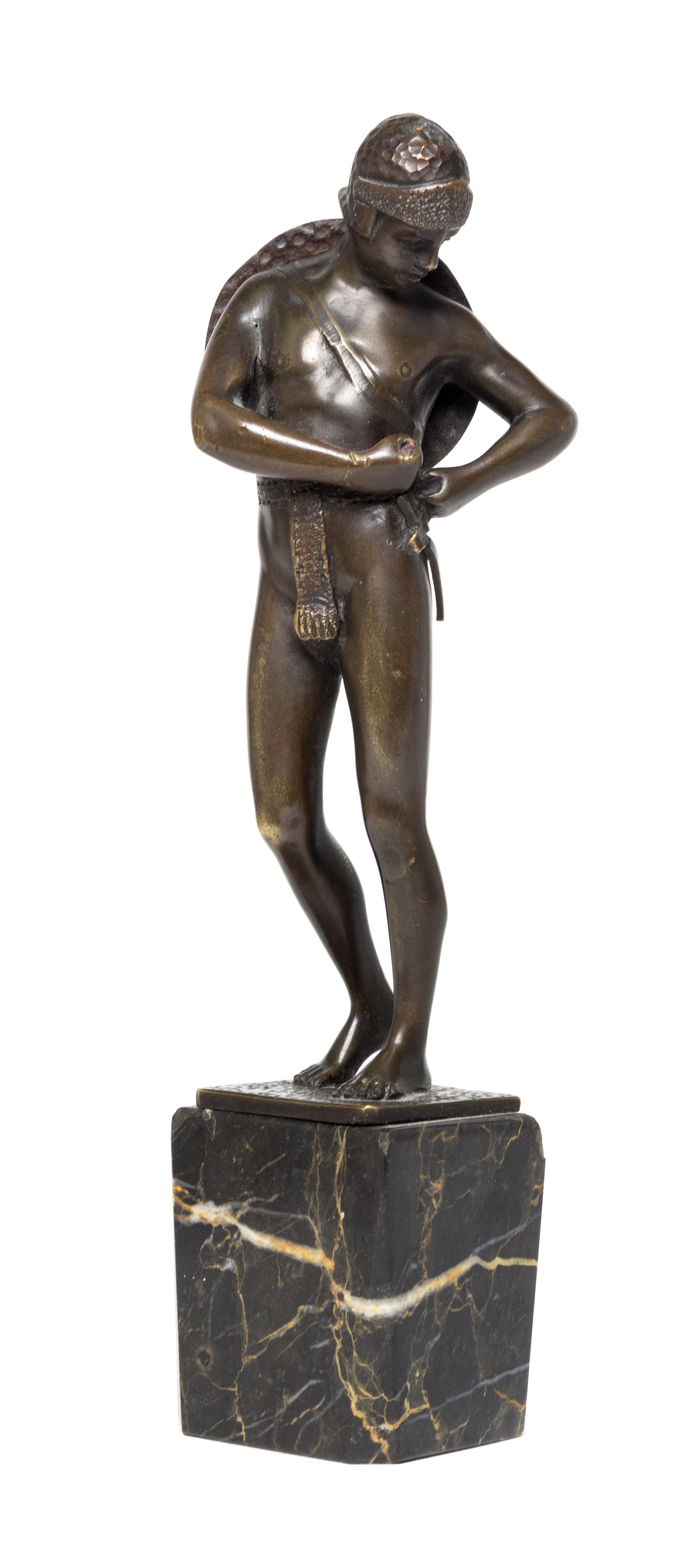 A Grand Tour Bronze Figure Height 8 1/2 inches.