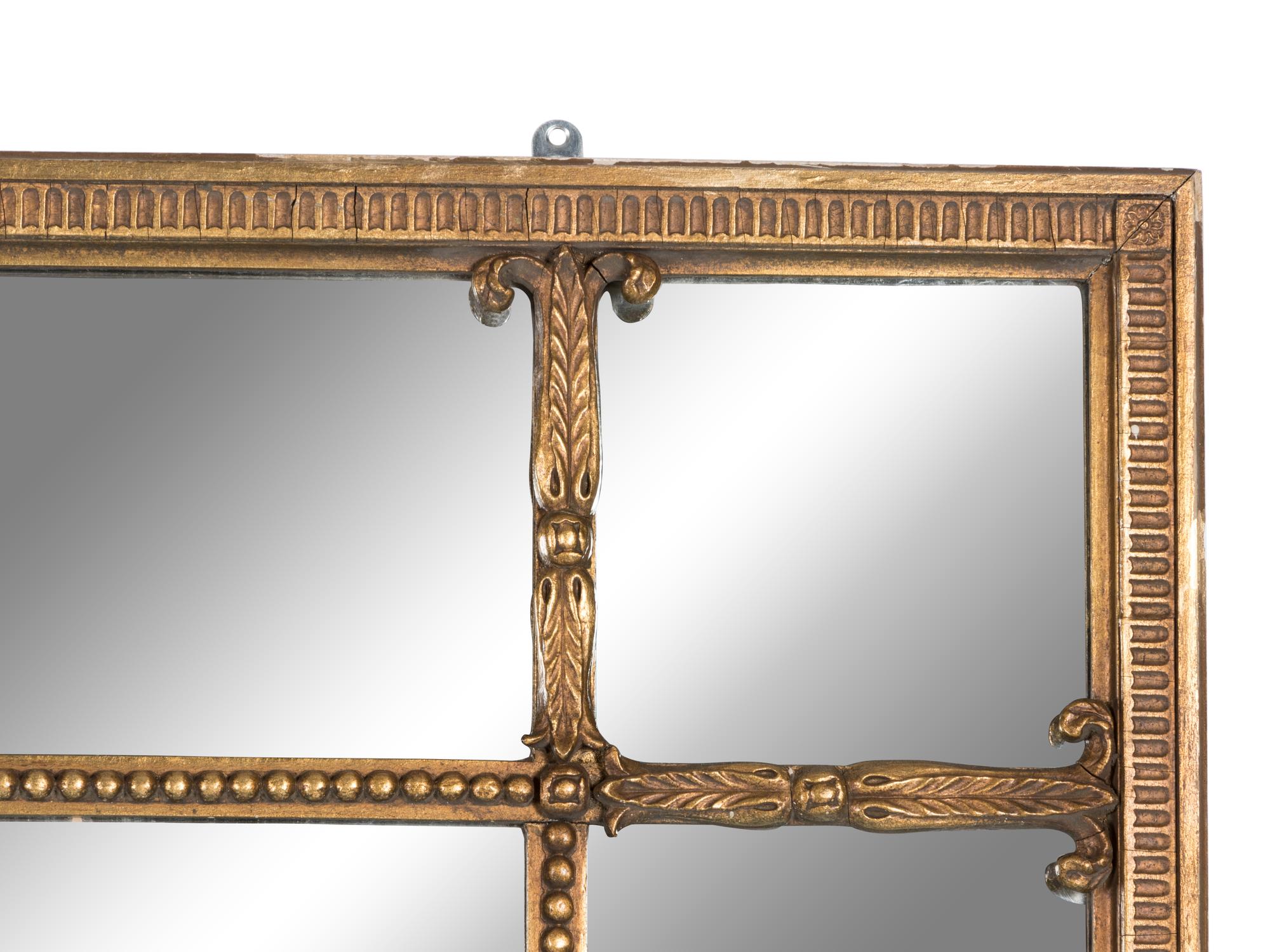 A Set of Three Large Giltwood Mirrors