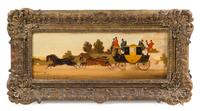 W. Webb, (19th/20th Century), Coaches (a pair of works)