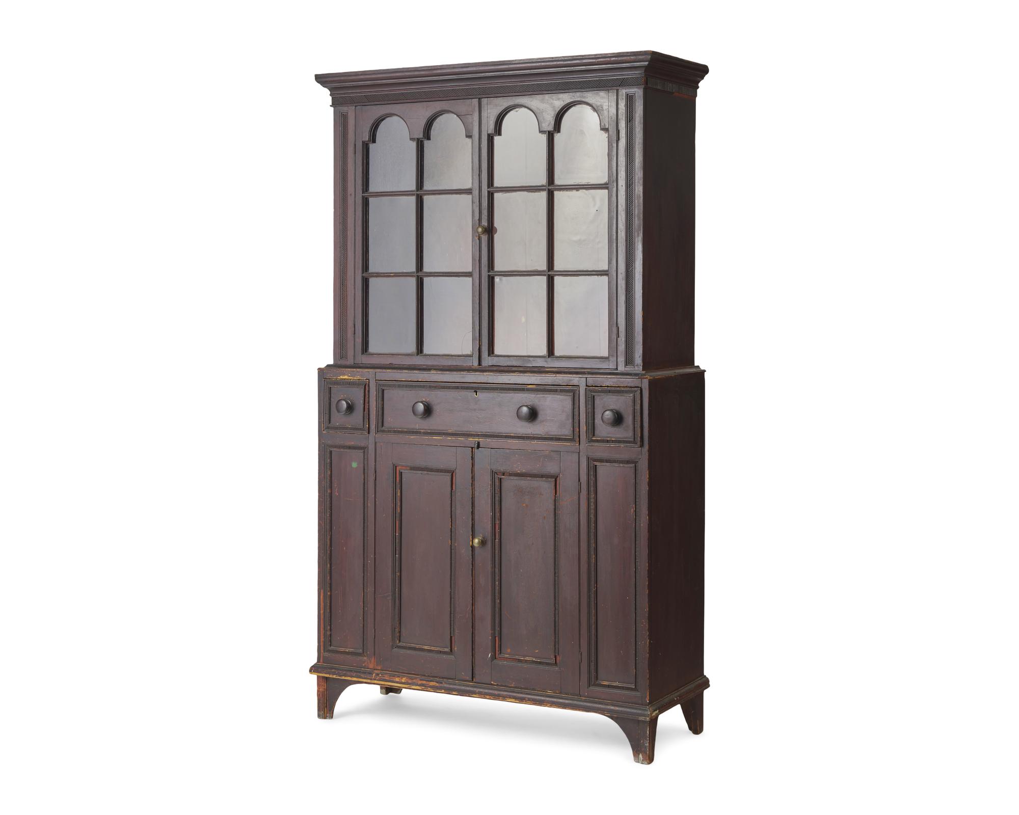 A Painted Pine "Hackensack" Cupboard