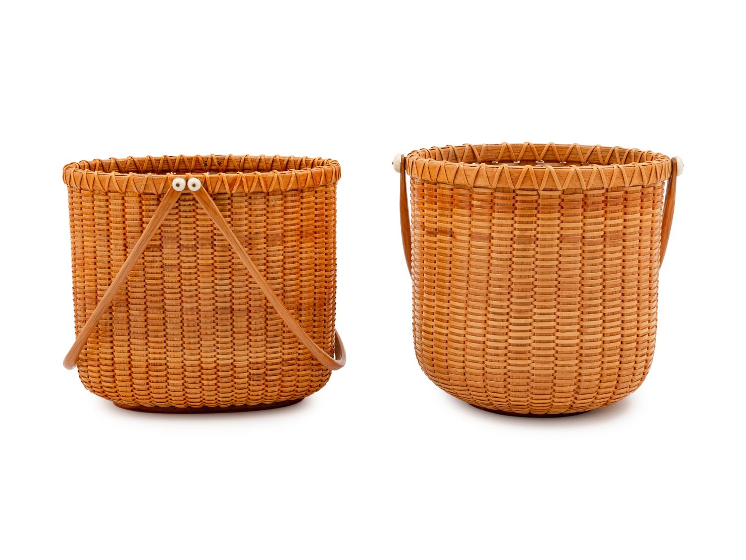 Two Nantucket Baskets by Paul Willer