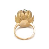 DIAMOND AND MULTIGEM FLOWER RING