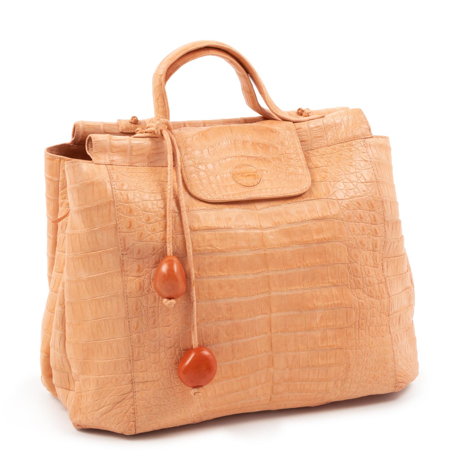 Nancy Gonzales Crocodile Handbag, 1990-2010s