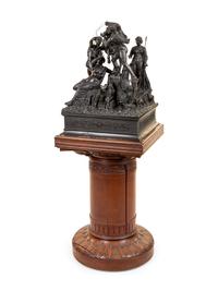 An Italian Bronze Figural Group After the Antique