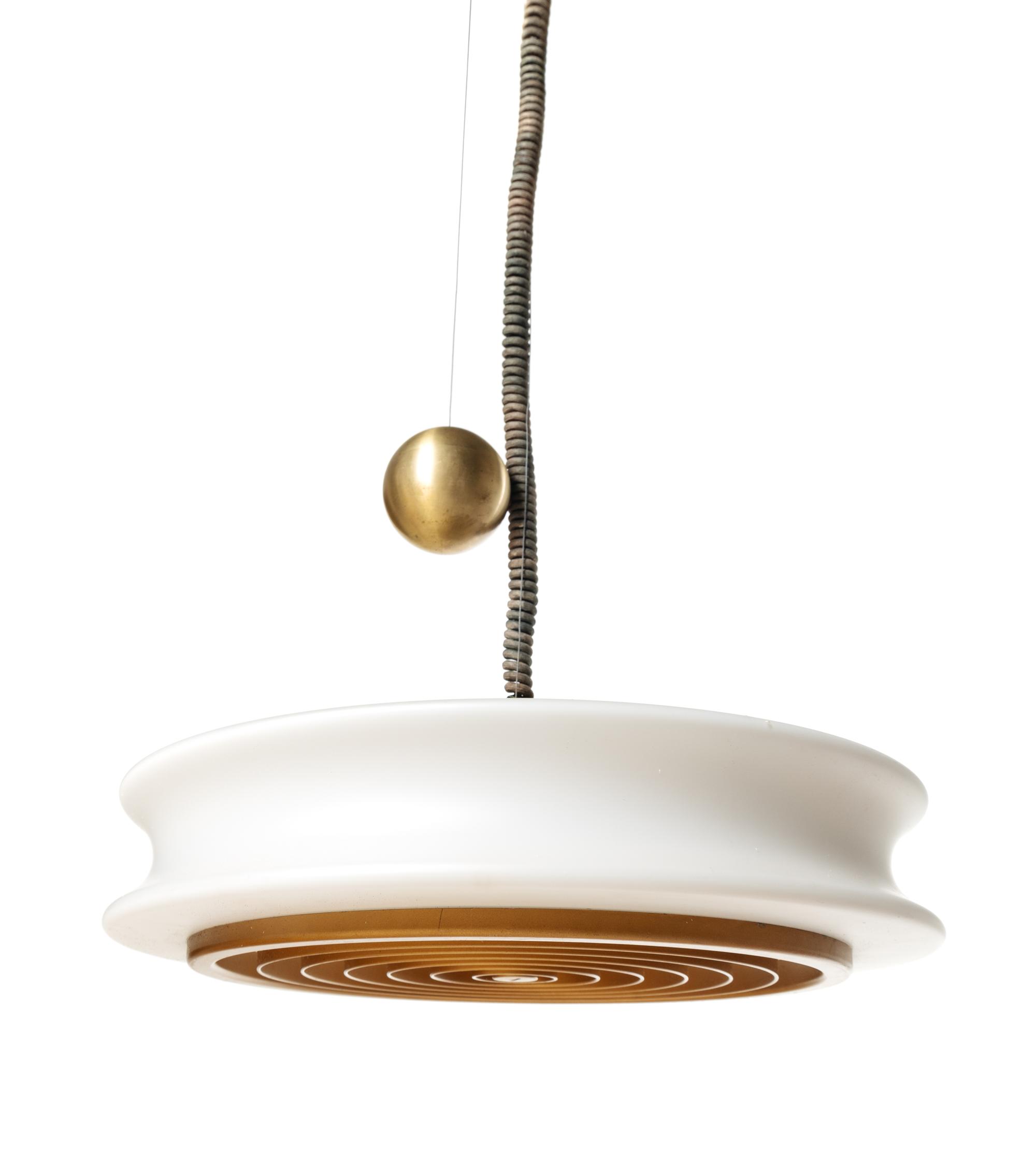 Counterbalance Ceiling Pendant/Light, c. 1970