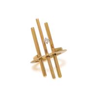 YELLOW GOLD AND DIAMOND RING