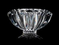 An Orrefors Bowl Diameter 10 1/4 inches.