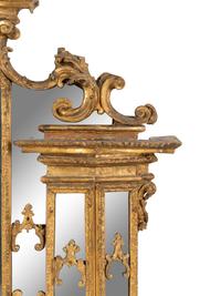 A George III Giltwood Overmantel Mirror