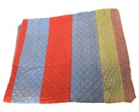 Amish "Bars" pattern quilt pennsylvania, 19th/20th century