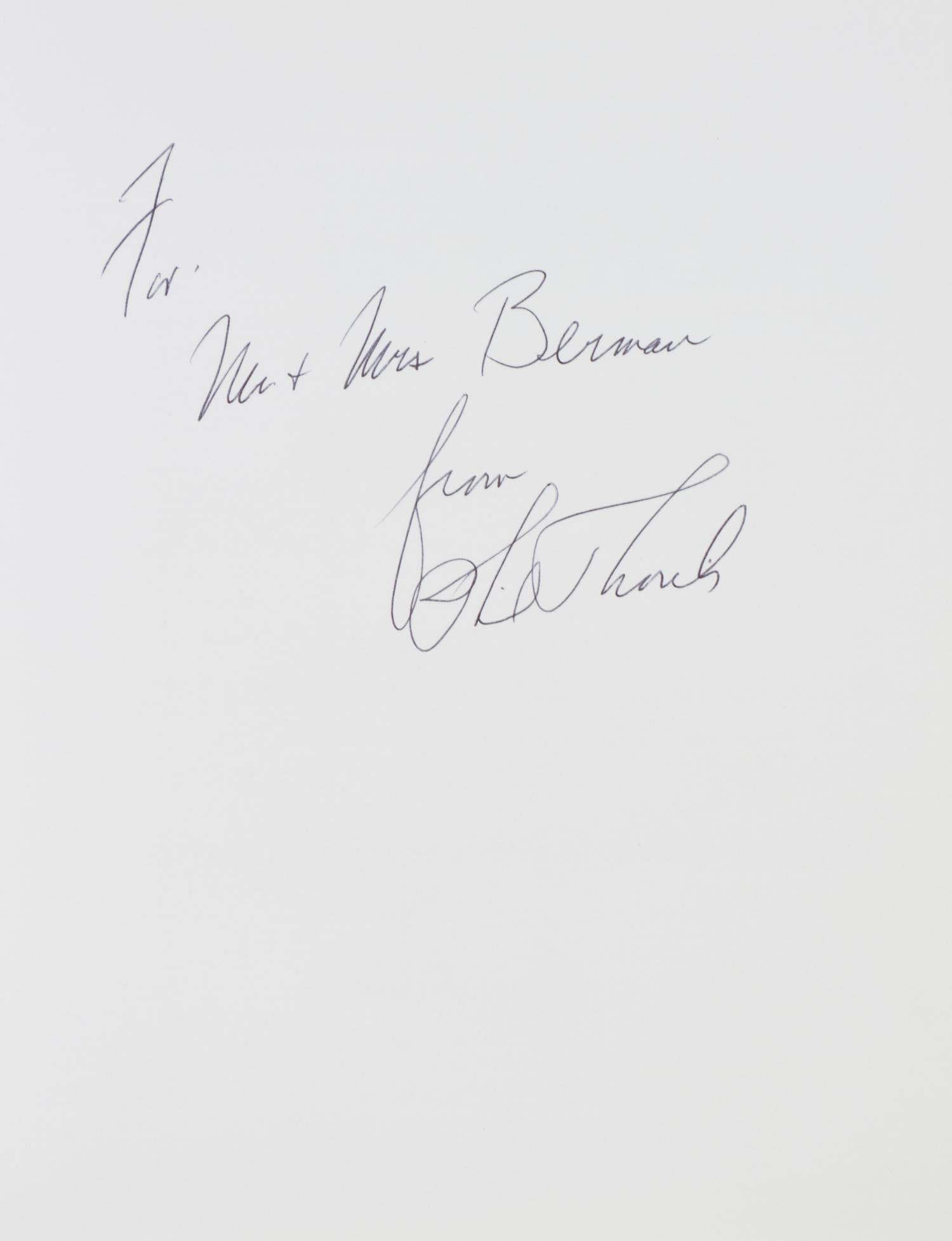 THOREK, MAX. Black and white photograph inscribed and signed ("Max Thorek" on mat.