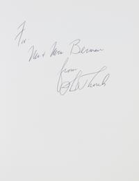 THOREK, MAX. Black and white photograph inscribed and signed ("Max Thorek" on mat.