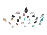 Collection of Santa Clara, San Ildefonso, and Zuni Fetishes