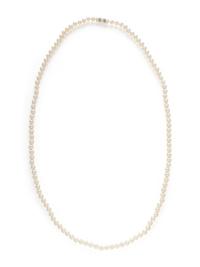 THREE CULTURED PEARL AND DIAMOND NECKLACES WITH TWO BRACELETS